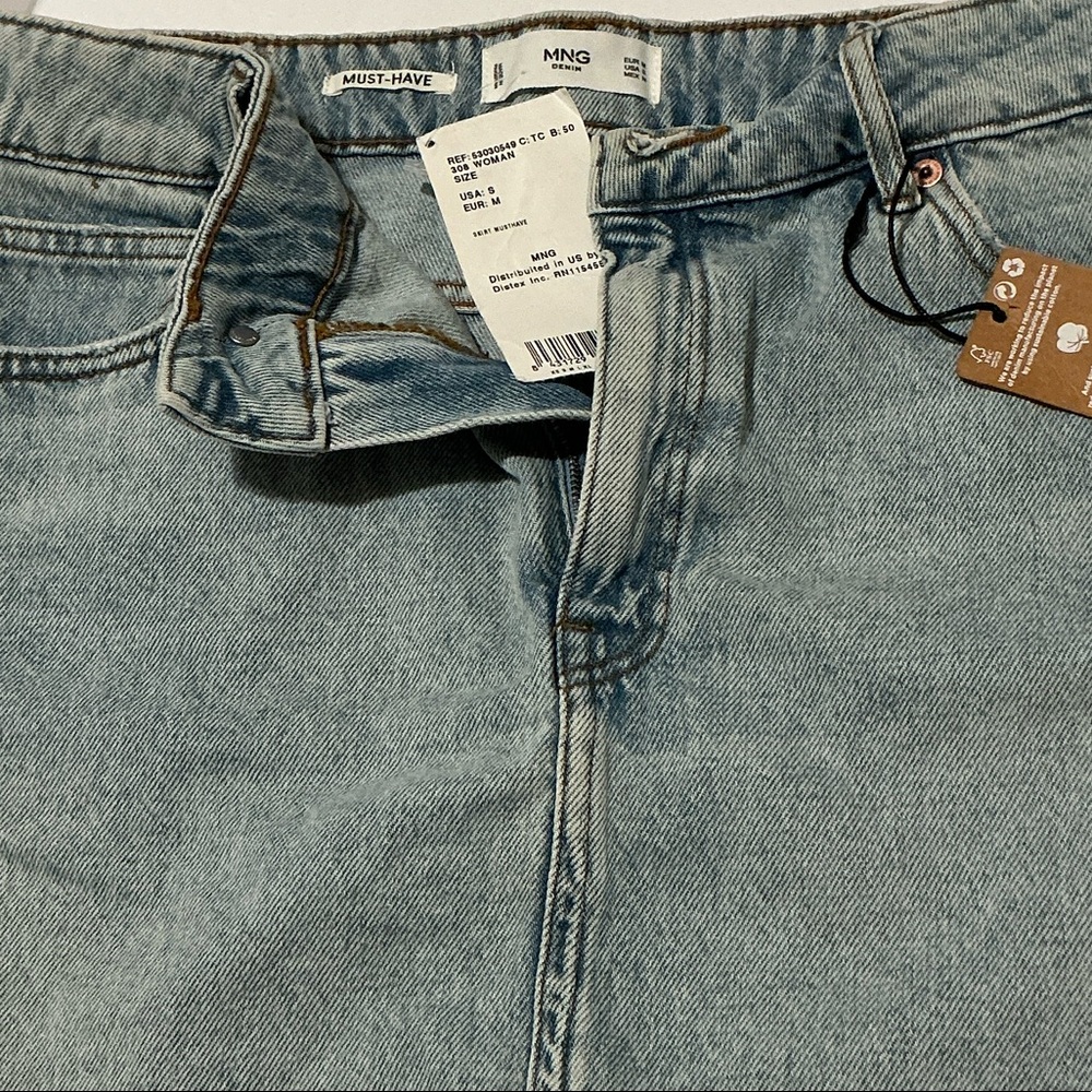 Mango Women Skirt light Denim